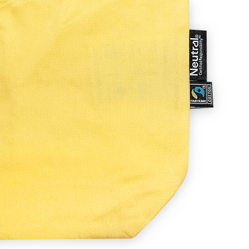 Taška z bio bavlny detail 2