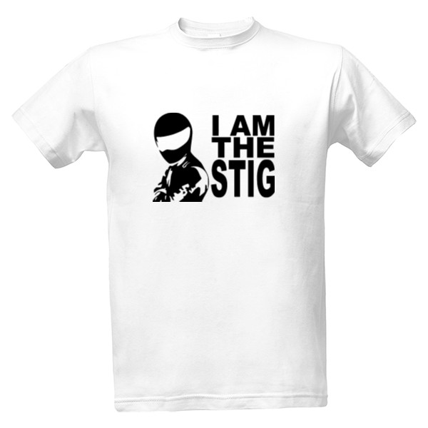 Tričko s potiskem I am The Stig