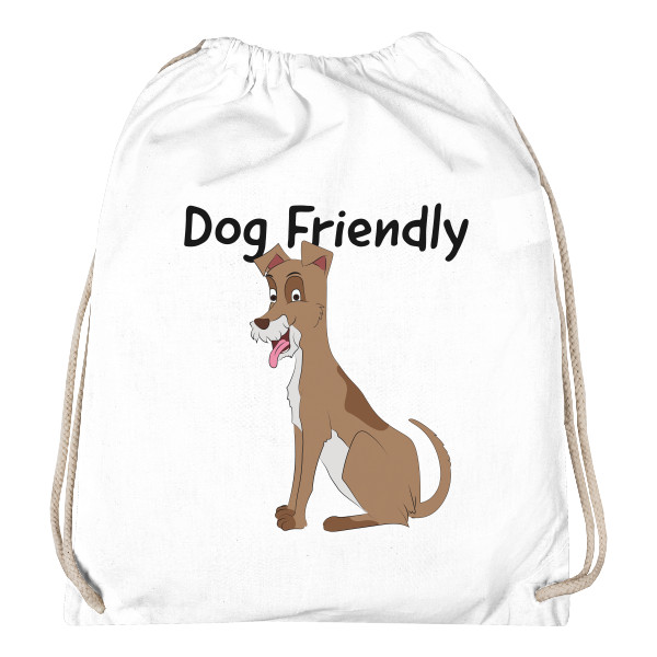 Vak na záda s potiskem Dog Friendly - vak na psí věci