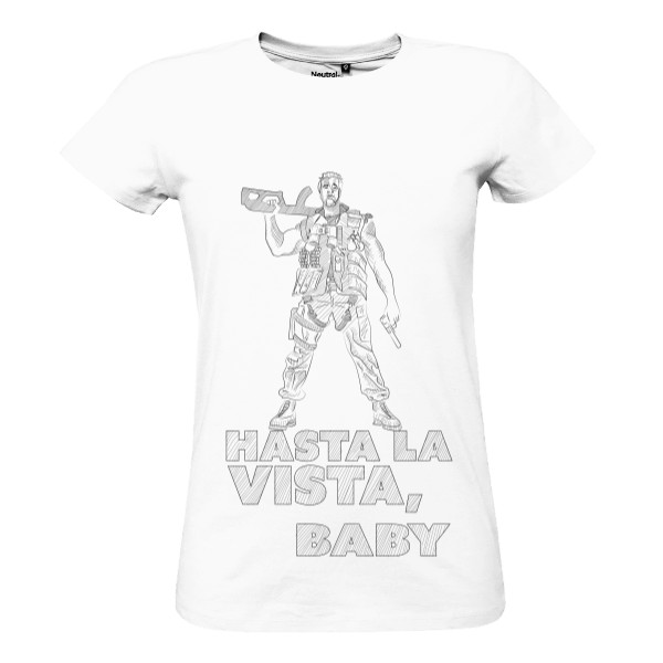 Tričko s potiskem Hasta la vista, baby - dámské triko