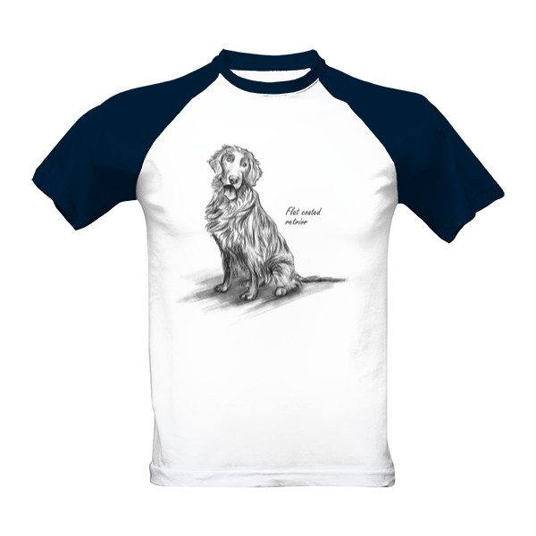 Tričko s potiskem Flat coated retriever - pánské triko